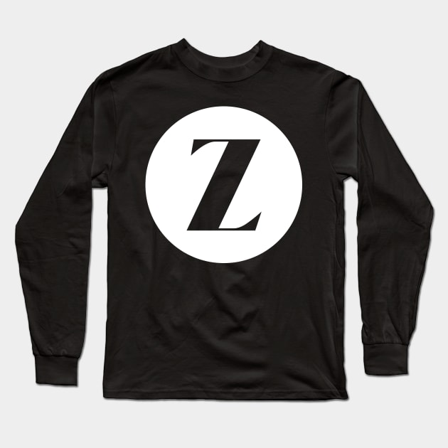 Z (Letter Initial Monogram) Long Sleeve T-Shirt by n23tees